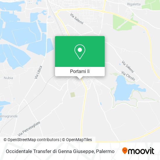 Mappa Occidentale Transfer di Genna Giuseppe