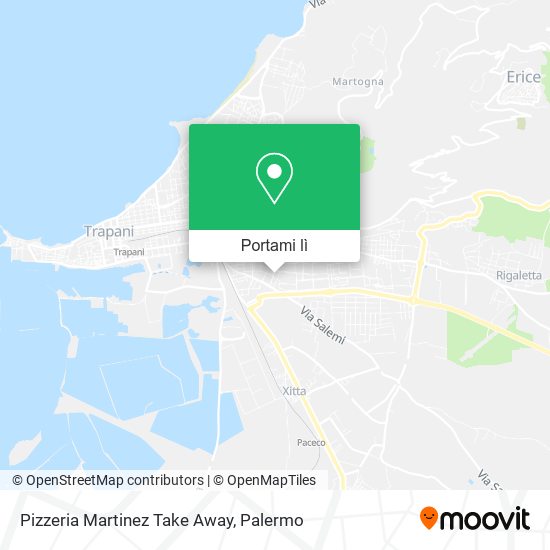 Mappa Pizzeria Martinez Take Away
