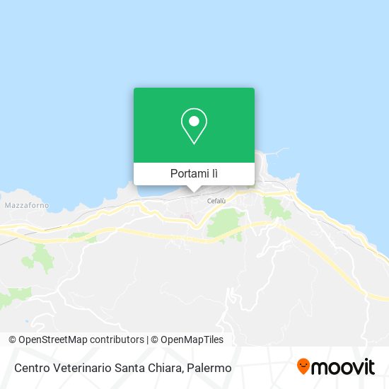 Mappa Centro Veterinario Santa Chiara