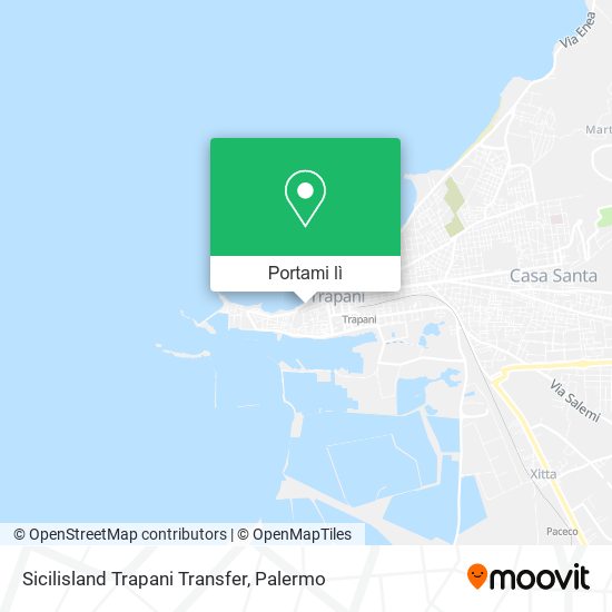 Mappa Sicilisland Trapani Transfer