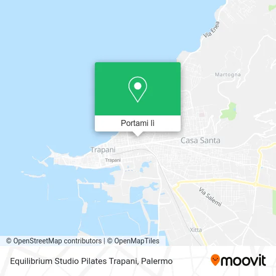 Mappa Equilibrium Studio Pilates Trapani