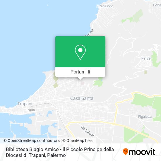 Mappa Biblioteca Biagio Amico - il Piccolo Principe della Diocesi di Trapani
