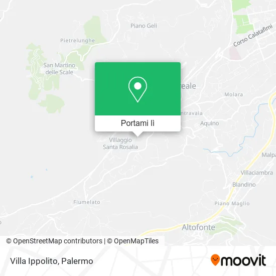 Mappa Villa Ippolito