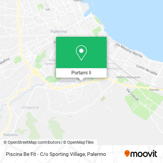 Mappa Piscina Be Fit - C / o Sporting Village