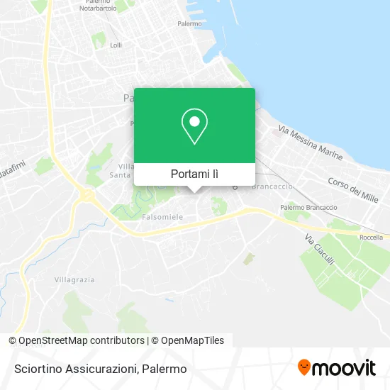 Mappa Sciortino Assicurazioni