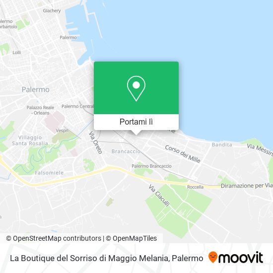 Mappa La Boutique del Sorriso di Maggio Melania