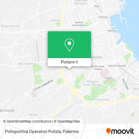 Mappa Polisportiva Operatori Polizia