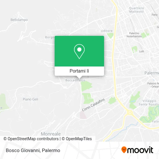 Mappa Bosco Giovanni