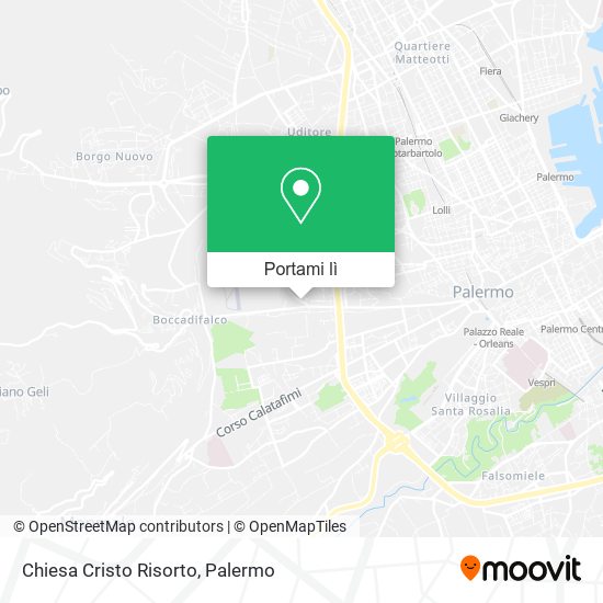 Mappa Chiesa Cristo Risorto