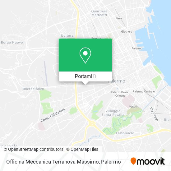 Mappa Officina Meccanica Terranova Massimo