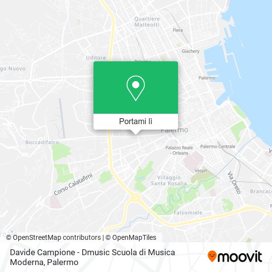 Mappa Davide Campione - Dmusic Scuola di Musica Moderna