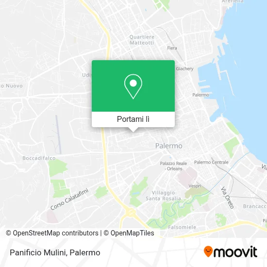 Mappa Panificio Mulini