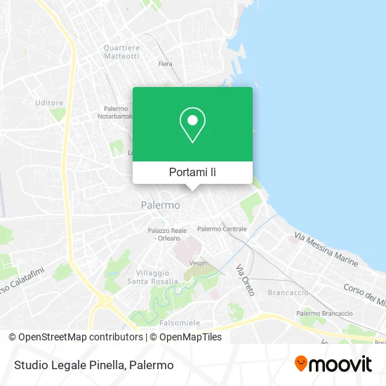 Mappa Studio Legale Pinella