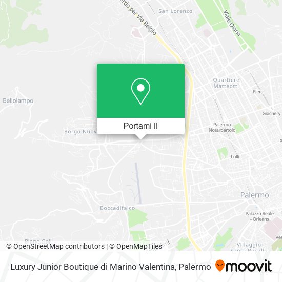 Mappa Luxury Junior Boutique di Marino Valentina