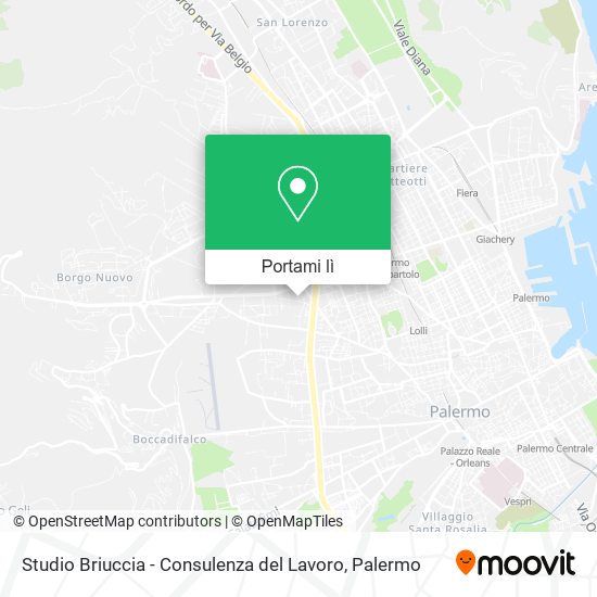Mappa Studio Briuccia - Consulenza del Lavoro