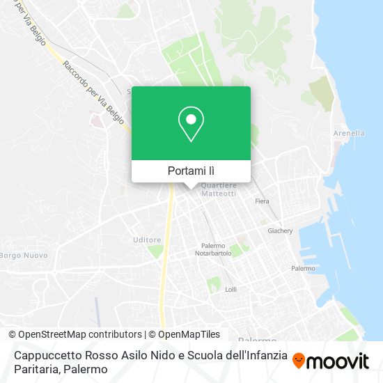 Mappa Cappuccetto Rosso Asilo Nido e Scuola dell'Infanzia Paritaria