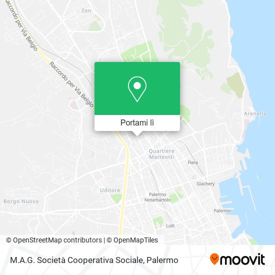 Mappa M.A.G. Società Cooperativa Sociale