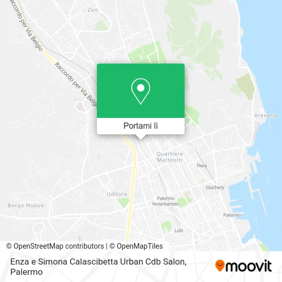 Mappa Enza e Simona Calascibetta Urban Cdb Salon