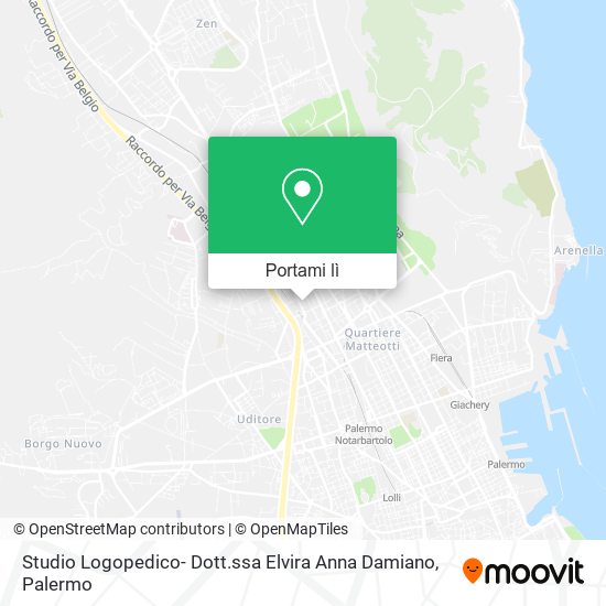 Mappa Studio Logopedico- Dott.ssa Elvira Anna Damiano