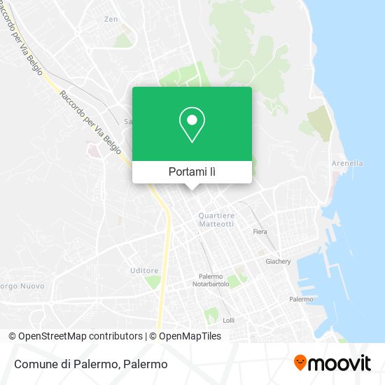 Mappa Comune di Palermo