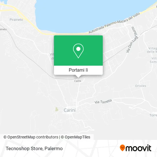 Mappa Tecnoshop Store