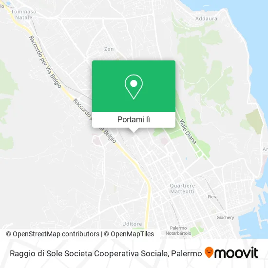 Mappa Raggio di Sole Societa Cooperativa Sociale