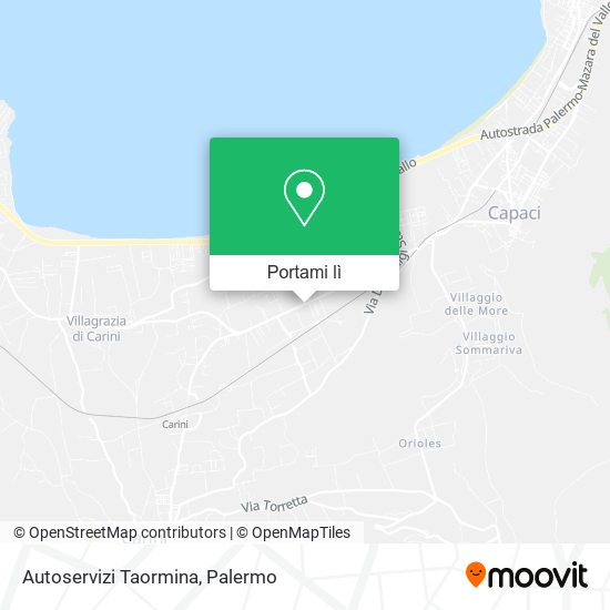 Mappa Autoservizi Taormina