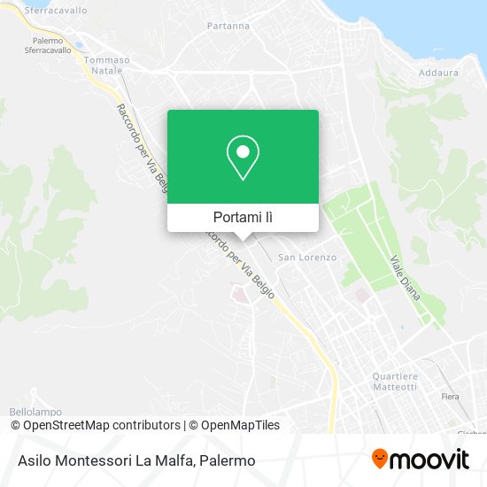 Mappa Asilo Montessori La Malfa