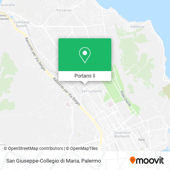 Mappa San Giuseppe-Collegio di Maria