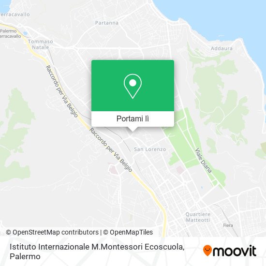 Mappa Istituto Internazionale M.Montessori Ecoscuola