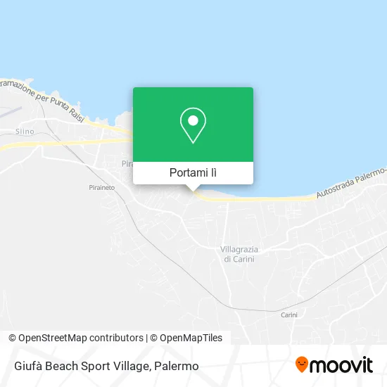 Mappa Giufà Beach Sport Village