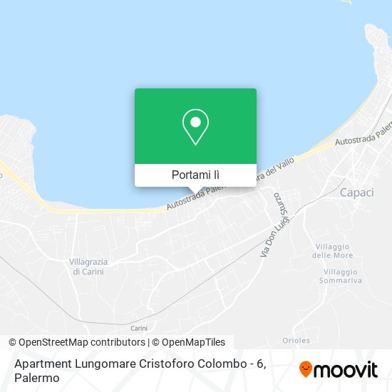 Mappa Apartment Lungomare Cristoforo Colombo - 6