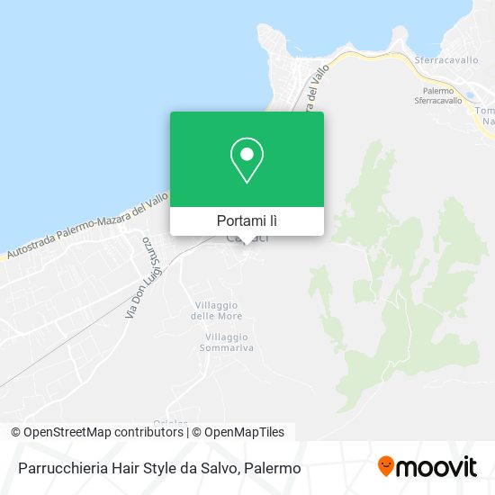 Mappa Parrucchieria Hair Style da Salvo