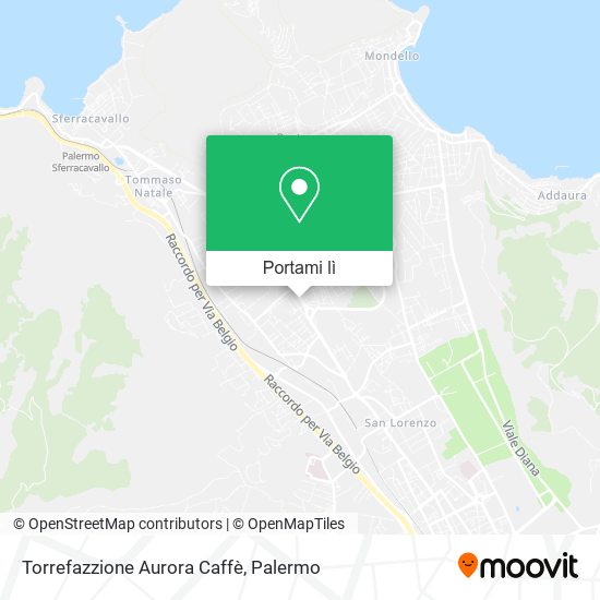 Mappa Torrefazzione Aurora Caffè