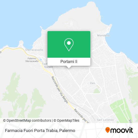 Mappa Farmacia Fuori Porta Trabia