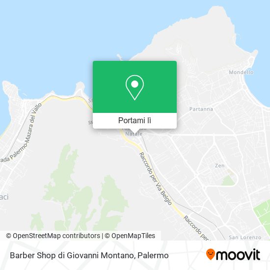 Mappa Barber Shop di Giovanni Montano