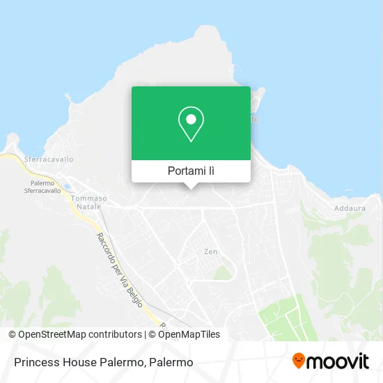 Mappa Princess House Palermo