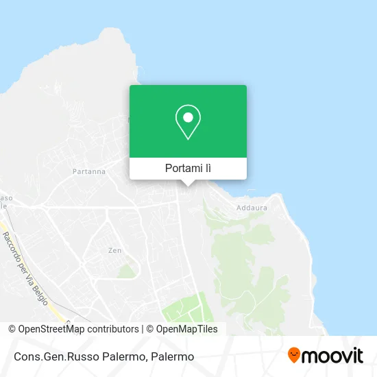 Mappa Cons.Gen.Russo Palermo