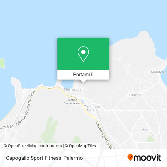 Mappa Capogallo Sport Fitness