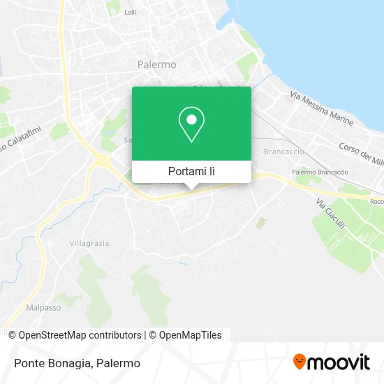 Mappa Ponte Bonagia