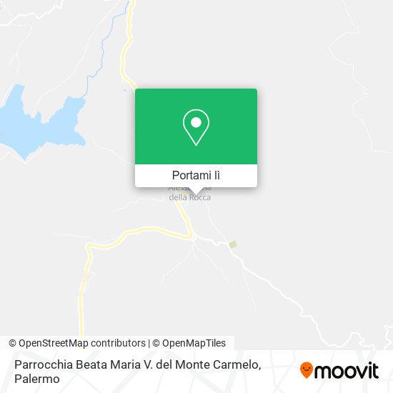 Mappa Parrocchia Beata Maria V. del Monte Carmelo