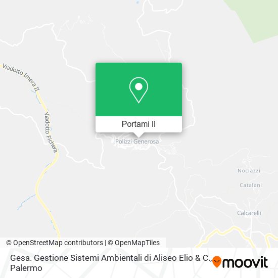 Mappa Gesa. Gestione Sistemi Ambientali di Aliseo Elio & C.