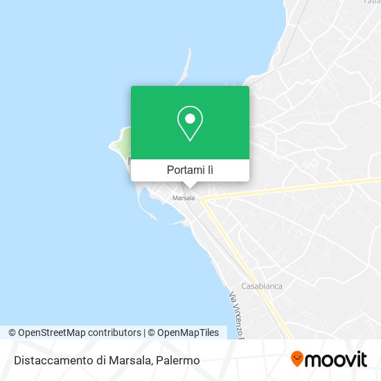 Mappa Distaccamento di Marsala