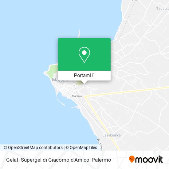 Mappa Gelati Supergel di Giacomo d'Amico