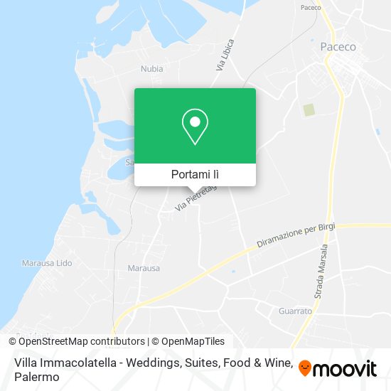 Mappa Villa Immacolatella - Weddings, Suites, Food & Wine