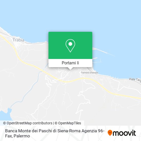 Mappa Banca Monte dei Paschi di Siena-Roma Agenzia 96-Fax