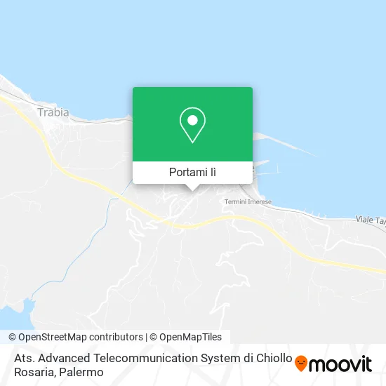 Mappa Ats. Advanced Telecommunication System di Chiollo Rosaria