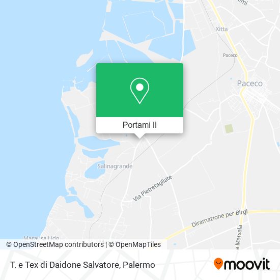 Mappa T. e Tex di Daidone Salvatore