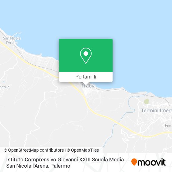 Mappa Istituto Comprensivo Giovanni XXIII Scuola Media San Nicola l'Arena