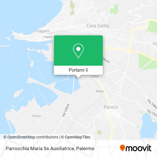 Mappa Parrocchia Maria Ss Ausiliatrice